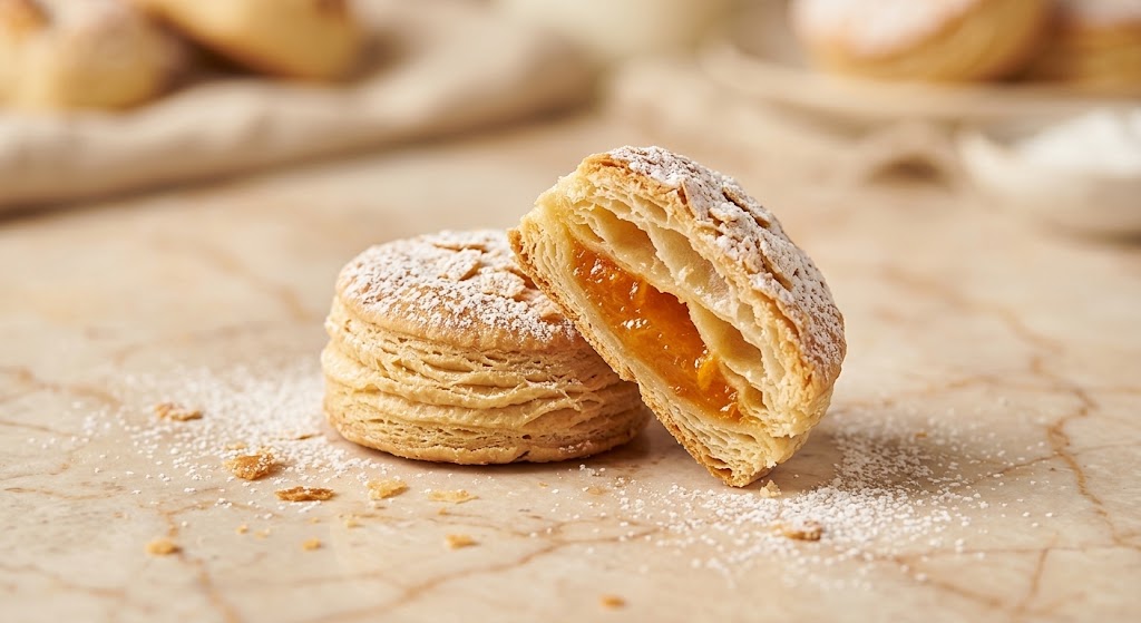 Hojaldrada rellena de naranja artesanal
