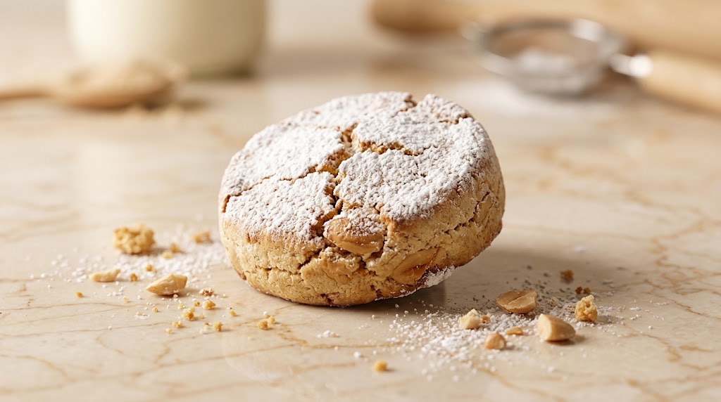 Polvorón de almendra artesanal de Estepa