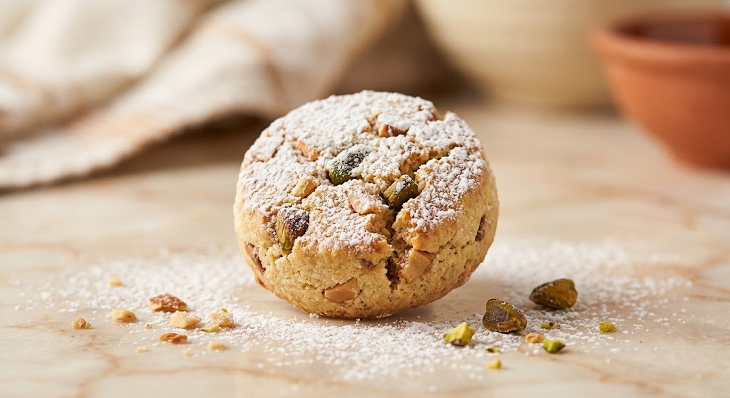 Polvoroncitos de almendra y pistachos artesanales