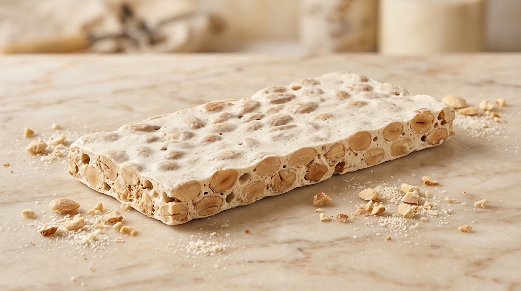 Turrón de almendra sin azúcar artesanal