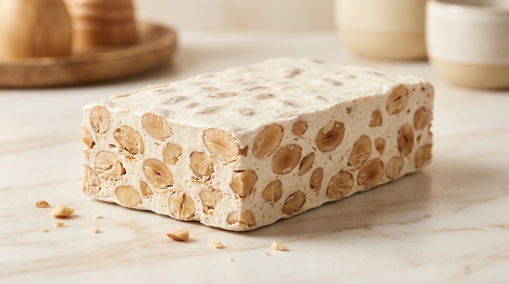 Turrón duro con almendras artesanal